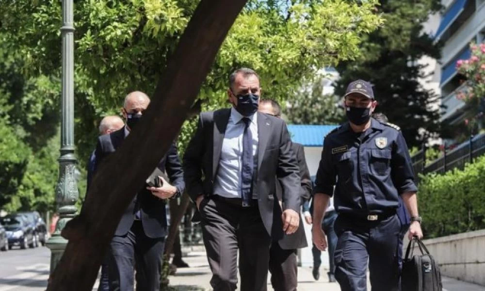 Στο Μαξίμου ΥΕΘΑ, Α/ΓΕΕΘΑ και οι Αρχηγοί των Γενικών Επιτελείων